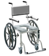 Nuprodx multichair 4020 shower chair with wheels and commode cut out