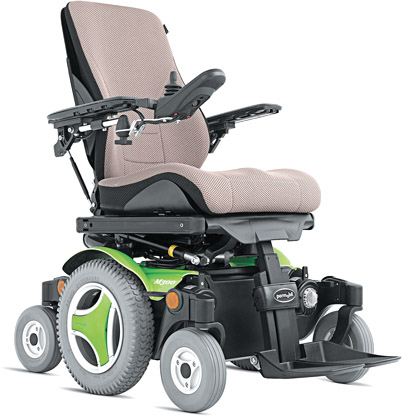 Permobil's M300 Corpus 3G mid-wheel-drive power chair