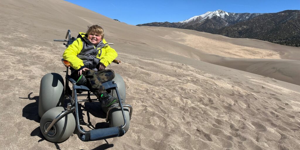 Ben Schwartz at Great Sand Dunes National Park and Preserve in Colorado
