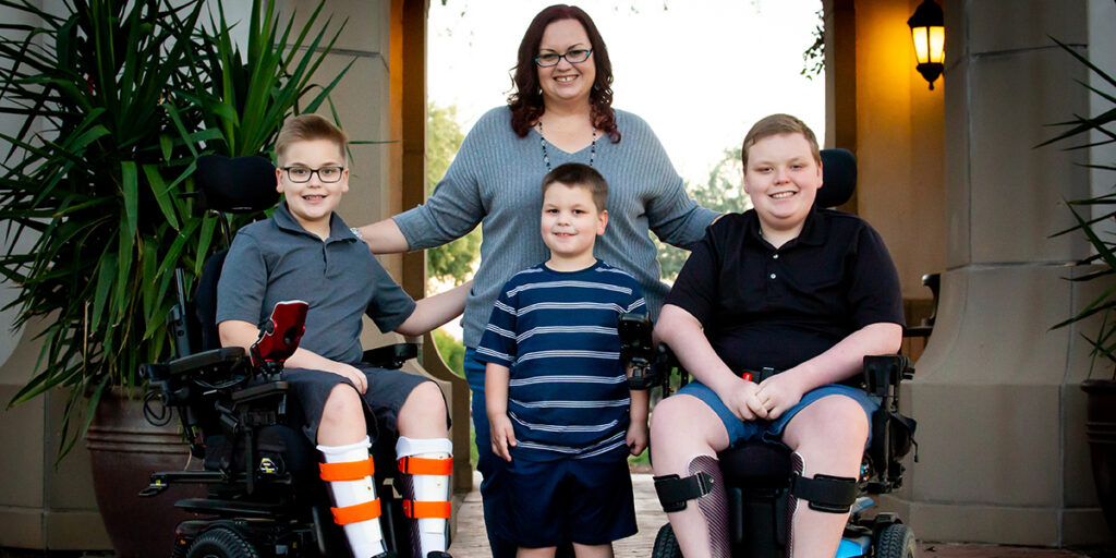 Becky Rovenstine and her three sons