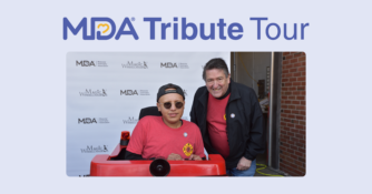 Jose with MDA CEO Dr. Don Woods