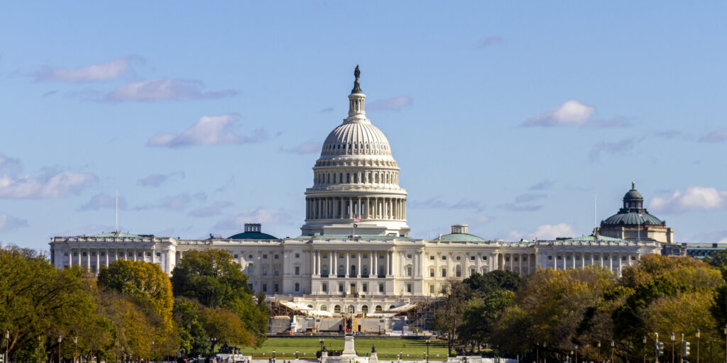 Image of the capitol building with blue sky