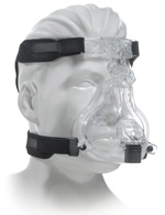 mannequin hear with a full face mask 