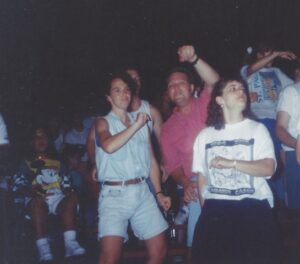 H and Sue at MDA Summer Camp in 1995.