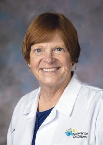Headshot of Anne Connolly, MD, a woman with light skin and short brown hair.
