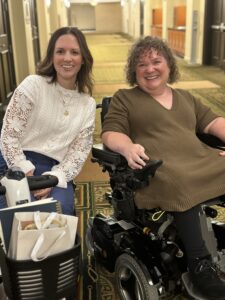 Amy Shinneman and Mindy Henderson, MDA's Director, Quest Editor in Chief