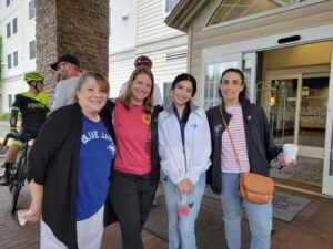 Lilly and Family – from left to right (Lilly’s grandmother, me, Lilly, & Lilly’s mom (Jenneen Fauci))