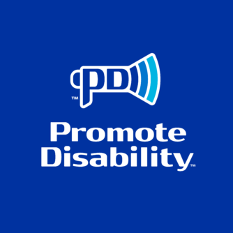 A logo for Promote Disability