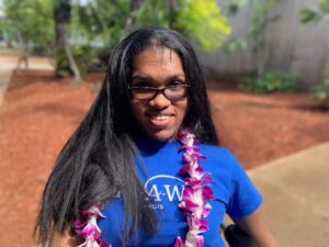 Sydney Bryant on her Make-A-Wish trip to Hawaii