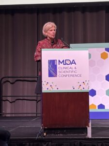 Katherine Mathews, MD, recipient of the 2025 MDA Legacy Award for Achievement in Clinical Research