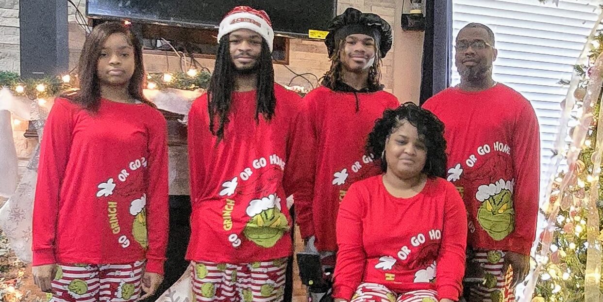 Tamara Blackwell and her family.