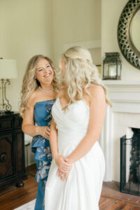 Darlene at her daughter's wedding 