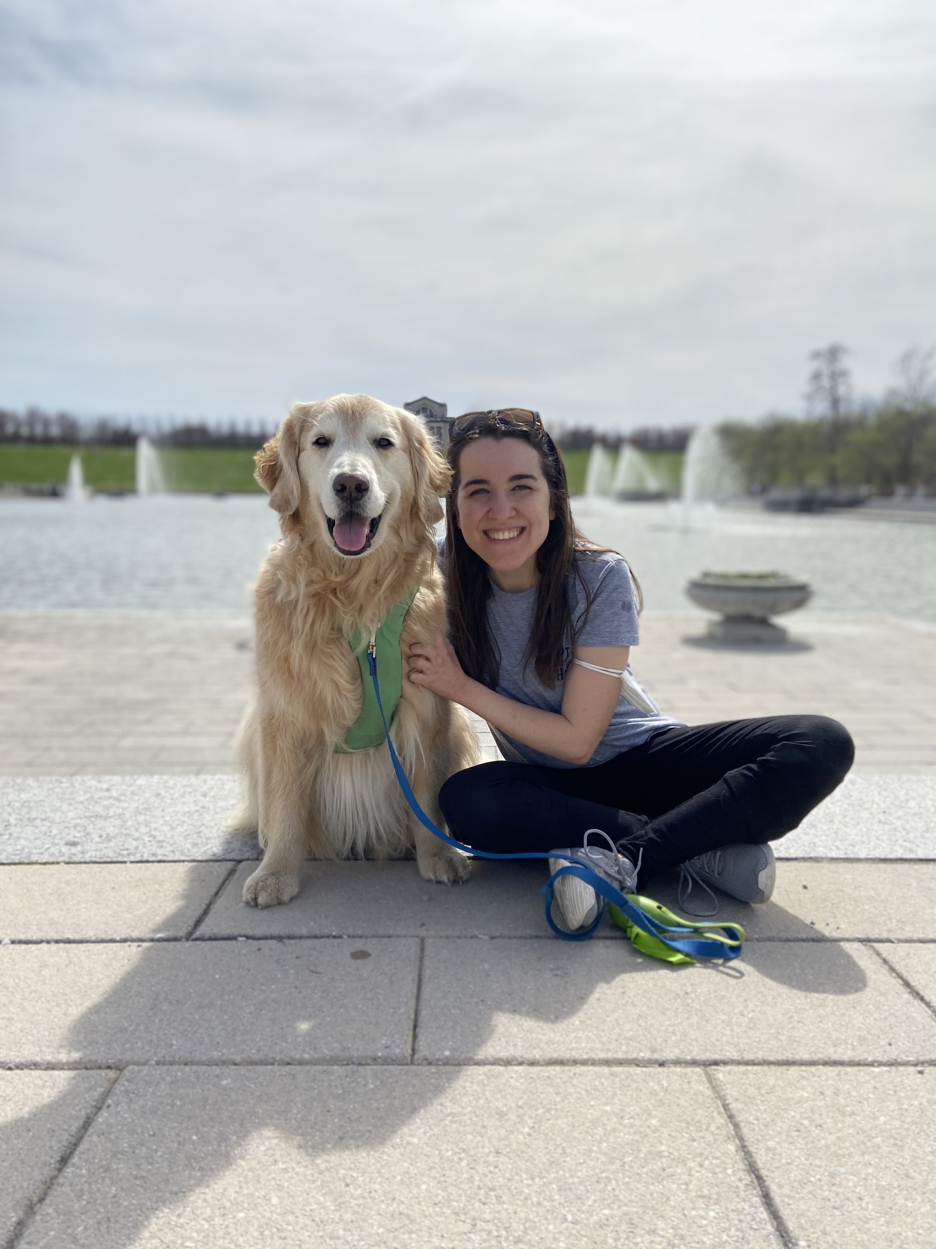 Payton and dog park