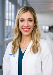 Dr. Kaitlin Batley, Engage Steering Committee member, MDA Care Center Director, Assistant Professor at UT Southwestern, and neurologist at Children’s Health