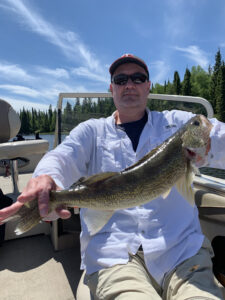 Jon caught a fish!