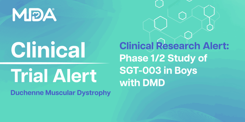 MDA Blog_Clinical Research Alert SGT003 Boys DMD_FB