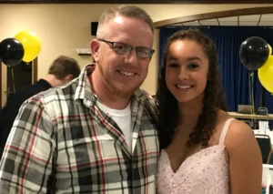 Kevin and his daughter. 