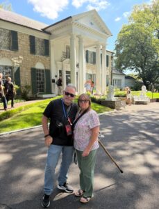 John's visit to Graceland. 