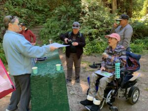A meeting of Leslie's L.A.W. Program (Leslie’s Accessible Walks)