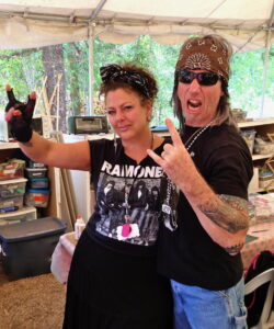 Goofing around at Camp Rainbow Gold's summer oncology camp for teens