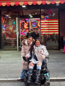 With one of my daughters (Kamilah)