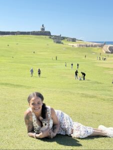 Before getting diagnosed in old San Juan just enjoying my day out with help of my family 
