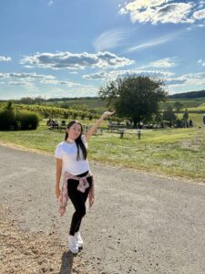 Stephanie enjoying a day in the mountainside of Virginia