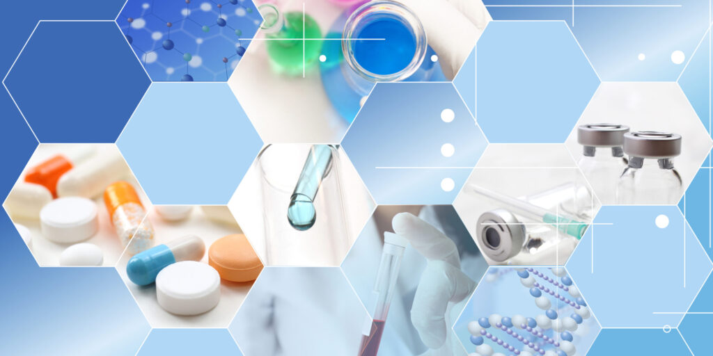 Pharmaceutical research and medical concepts