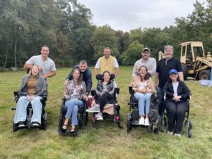 Gwen with Her ALS Story sisters and spouses