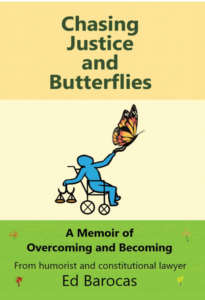 Book cover for Chasing Justice and Butterflies