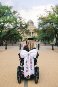 Sydney Horak graduating from Texas A&M University